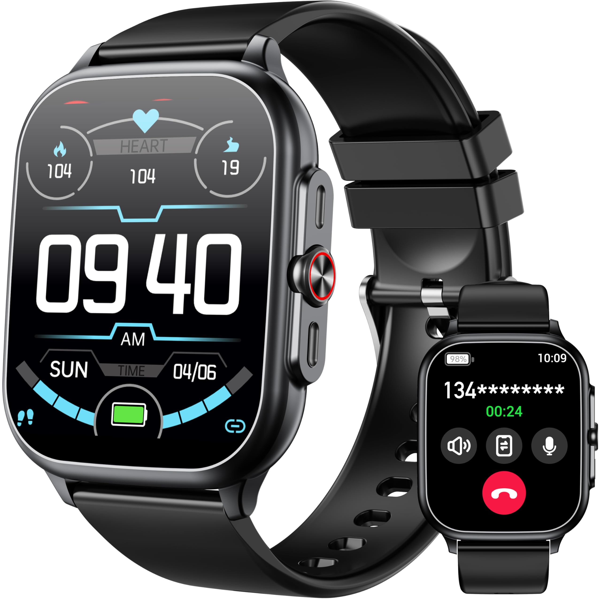 YEDASAH Montre Intelligente Enfant 24 Jeux – Double Caméra, MP3, Podomètre, Calculatrice, Cadeau Fille Garçon 3-12 Ans